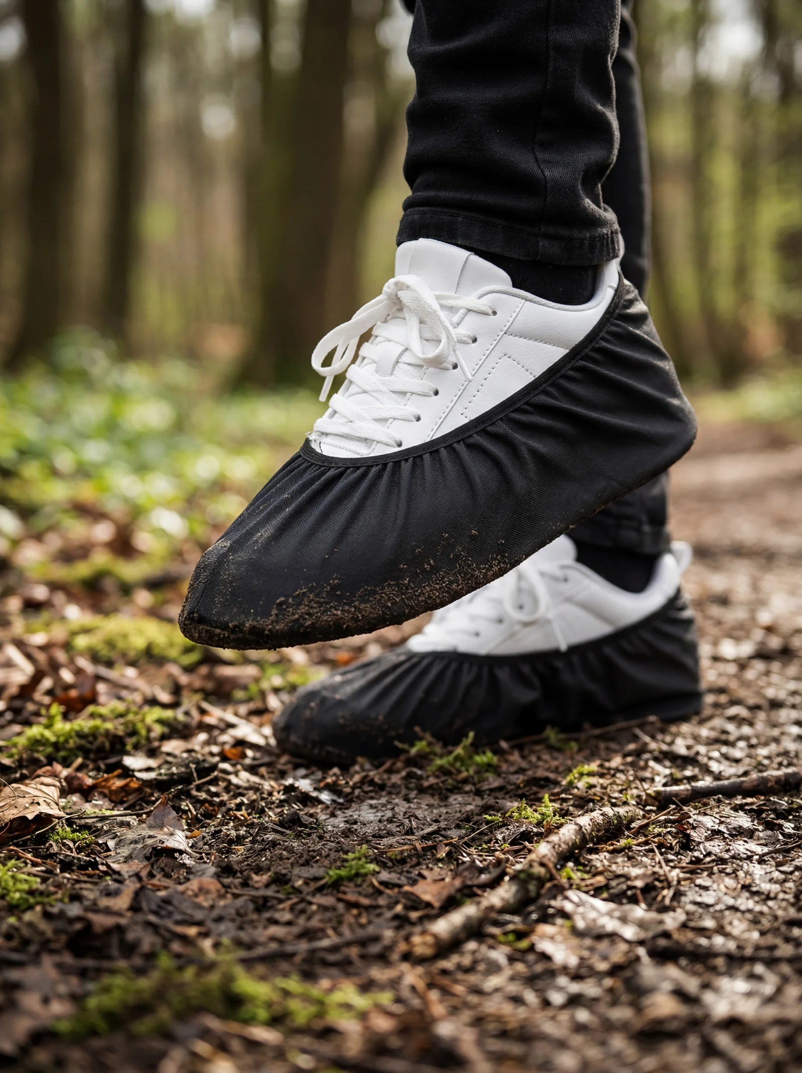 Gartenarbeit bei Matsch